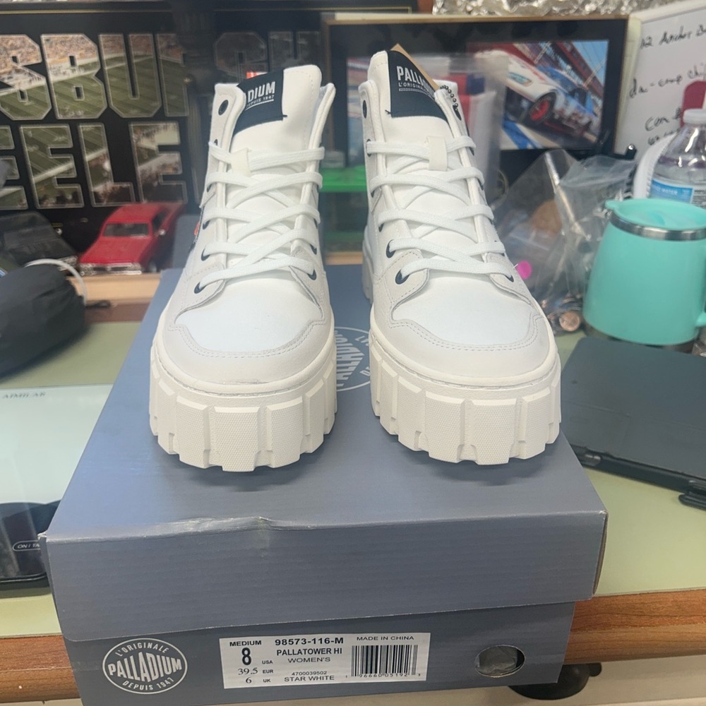 Palladium Women's White High-Top Sneakers